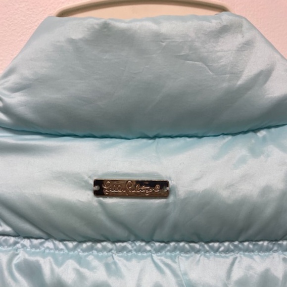 Lilly Pulitze Elyn Down Vest Blue Puffer Vest - Picture 12 of 12